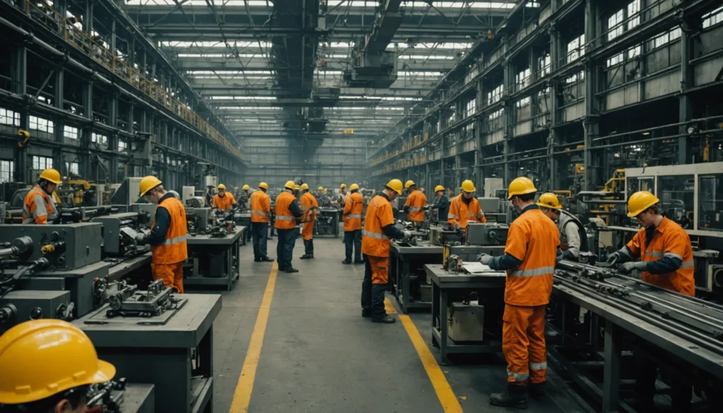 ouvriers non qualifiés de type industriel